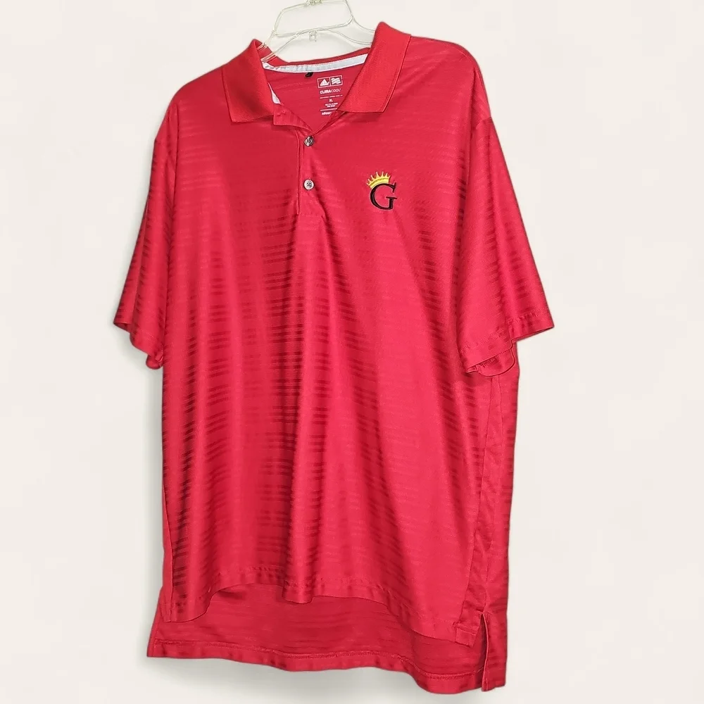 Adidas Climacool XL Red Golf Shirt – Limited Edition “G with Crown”
